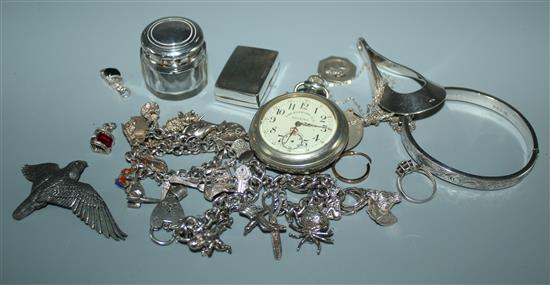 Mixed silver jewellery